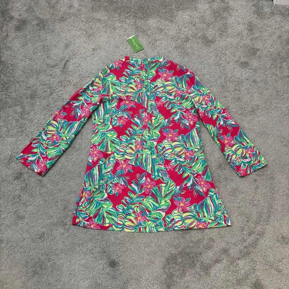 Lilly Pulitzer Sarasota Tunic Jungle Tumble Size M Tropical Preppy